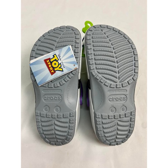 NWT! Crocs Disney Pixar Toy Story Classic‎ Clogs, Grey,SIZE-7 US Men main image 5